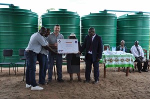 Rainwater Harvesting Project hand-over        